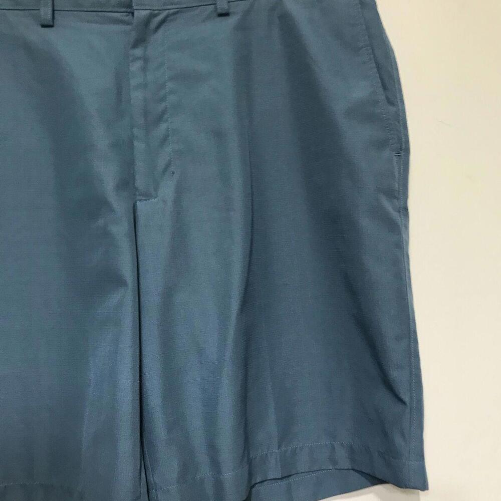 Haggar Mens Chino Shorts Size 42 Dark Blue - Picture 3 of 11